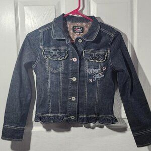 Mezzo Piano Y2K Denim Ruffle Jacket